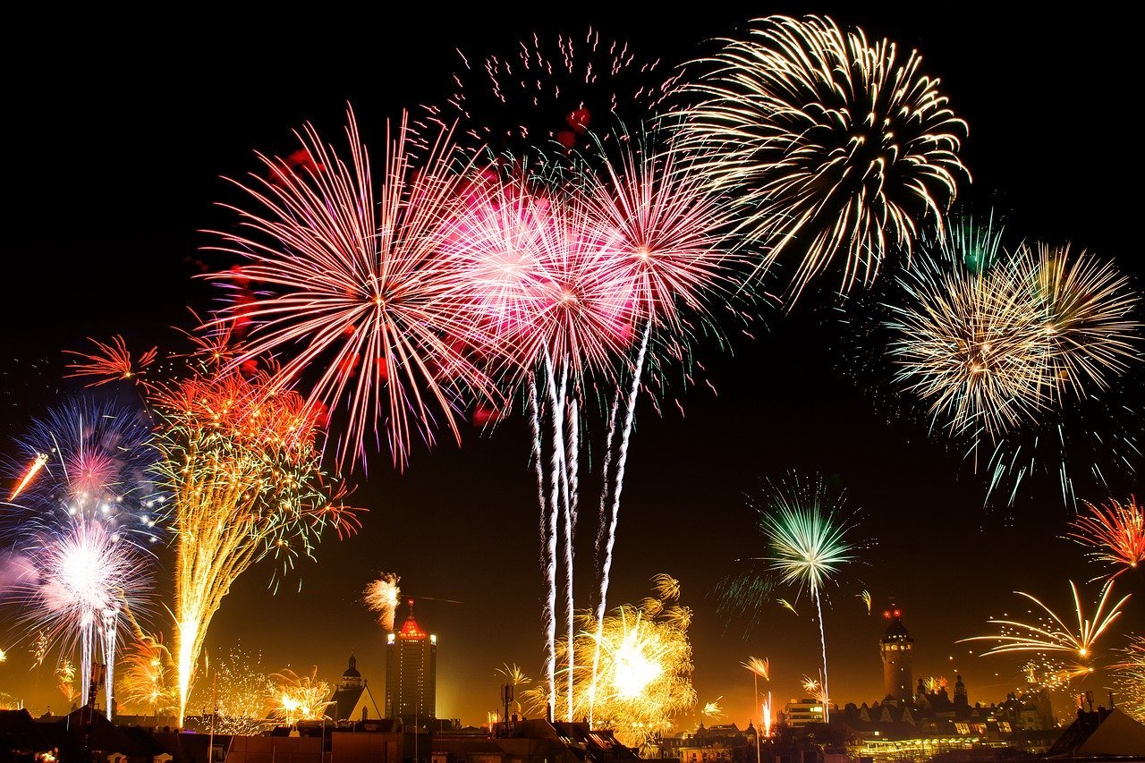 Fireworks header image to celebrate Demarq achieving 27001.